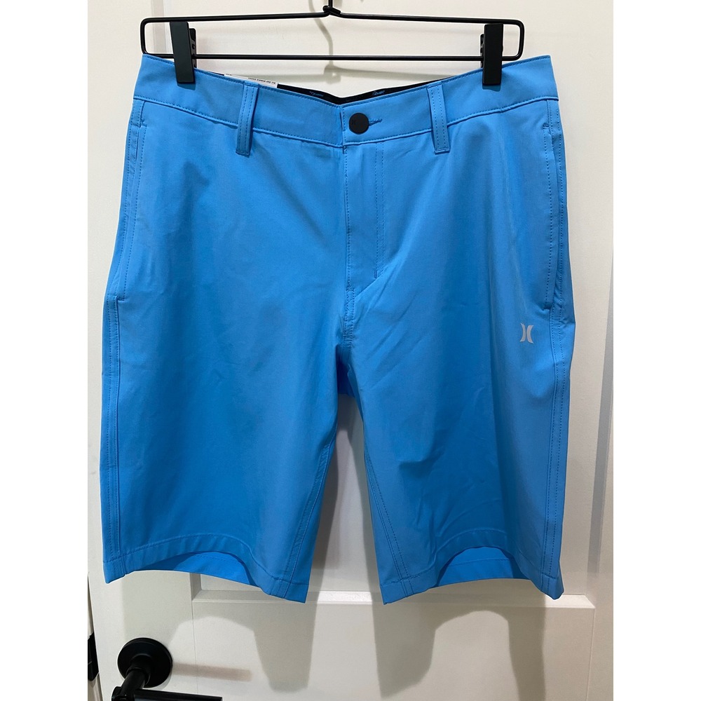 Hurley All Day Hybrid Shorts Mens 30 Light Blue 20 Inch 4-Way Stretch NWT